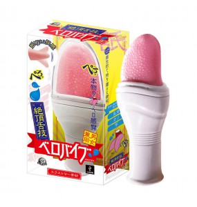 Japan A-ONE Climax Tongue Skill Vibrator (Chargeable - White)